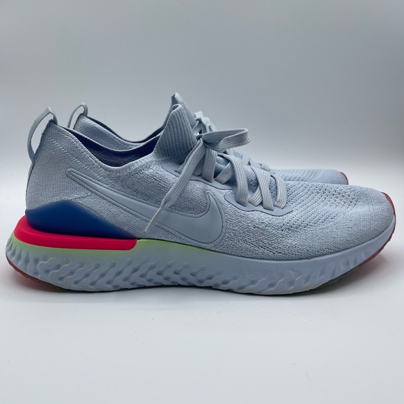 Nike Shoes - Nike Epic React Flyknit 2 Womens Size 11.5 US Light Blue Running Shoes Lace Up